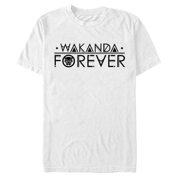 Aperçu: Marvel - Avengers - Wakanda Straight - Homme T-shirt - Blanc - Devant