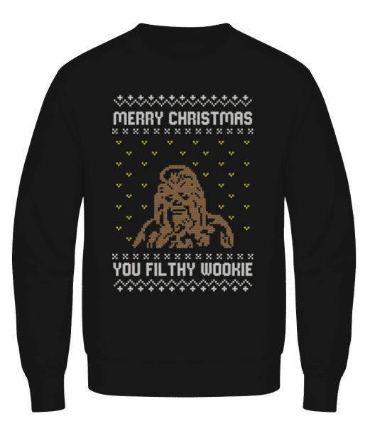 Aperçu: Filthy Wookie - Sweatshirt Homme - Noir - Devant