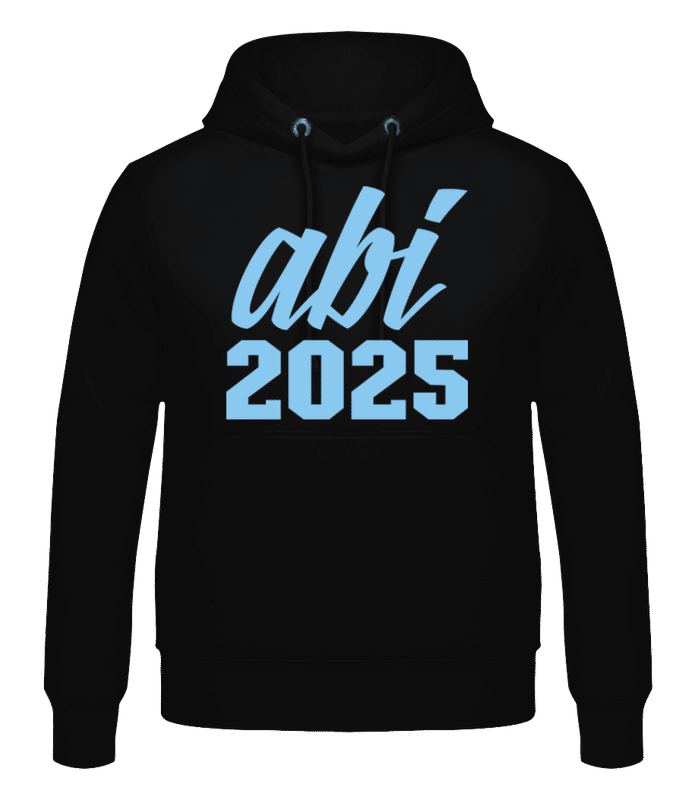 Vorschau: Abi 2025 - Männer Hoodie - Schwarz - Vorne
