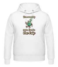 Save Santa The Trip - Men's Hoodie - White - Front