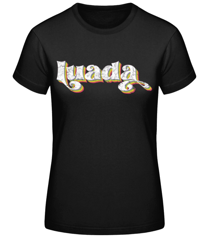 Vorschau: Luada - Frauen Basic T-Shirt - Schwarz - Vorne
