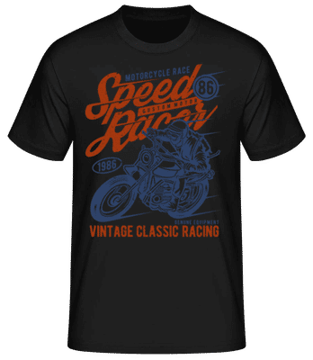 Speed Racer(1) - Pánské basic tričko - Černá - Napřed