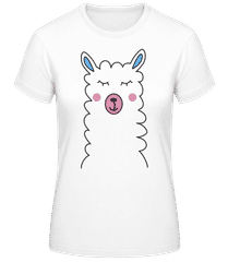 Cute Lama · Camiseta básica de mujer