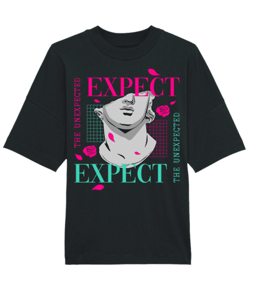 Aperçu: Expect The Unexpected - T-shirt Bio unisexe Stanley Stella extra large - Noir - Devant