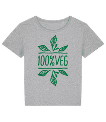 100% Veg · Frauen Bio T-Shirt Stanley Stella 2.0