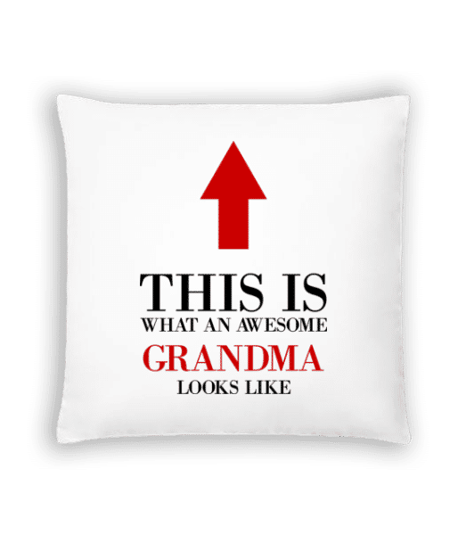 Aperçu: Awesome Grandma - Coussin - Blanc - Devant
