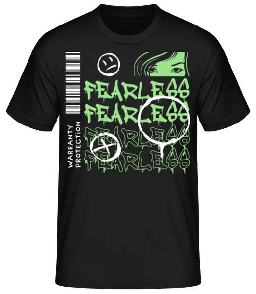 Aperçu: Fearless - T-shirt standard Homme - Noir - Devant