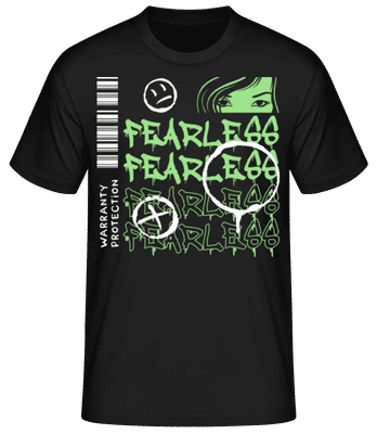 Fearless - T-shirt standard Homme - Noir - Devant
