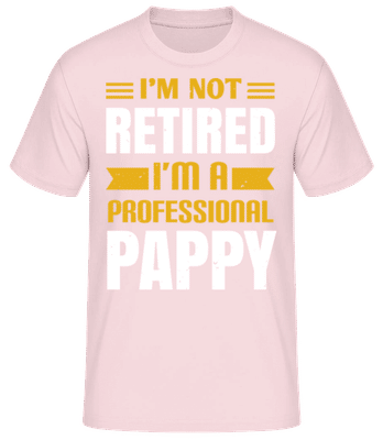 I'm A Professional Pappy - Männer Basic T-Shirt - Rosa - Vorne