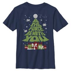 Star Wars - Texte Tree - Christmas - Enfant T-shirt