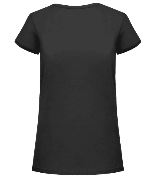 Aperçu: Les Princes Existent - T-shirt col en V Femme - Noir - Derrière