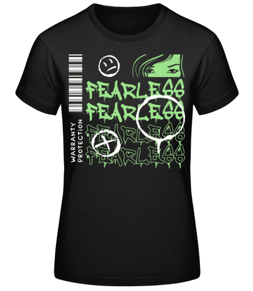 Aperçu: Fearless - T-shirt standard Femme - Noir - Devant