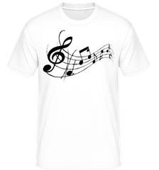 Music Notes Black ·  T-Shirt Shirtinator homme