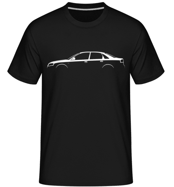 Aperçu: 'Audi A4 (B7)' Silhouette -  T-Shirt Shirtinator homme - Noir - Devant