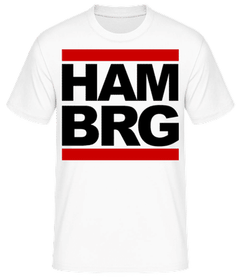Hamburg Germany - Men's Basic T-Shirt - White - Front