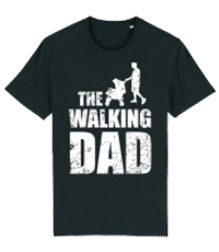 The Walking Dad - Pánské bio tričko Stanley Stella 2.0 - Černá - Napřed