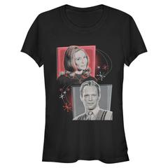 Marvel - WandaVision - La Sorcière rouge & Vision Retro Boxups - Femme T-shirt