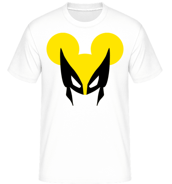 Aperçu: Wolvermouse -  T-Shirt Shirtinator homme - Blanc - Devant