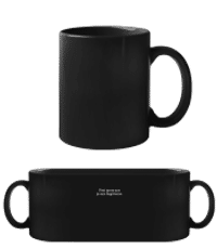 C’est Parce Que Je Suis Sagittaire - Tasse Noire - Noir - Devant