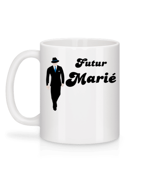 Aperçu: Futur Marié - Mug en céramique blanc - Blanc - Derrière
