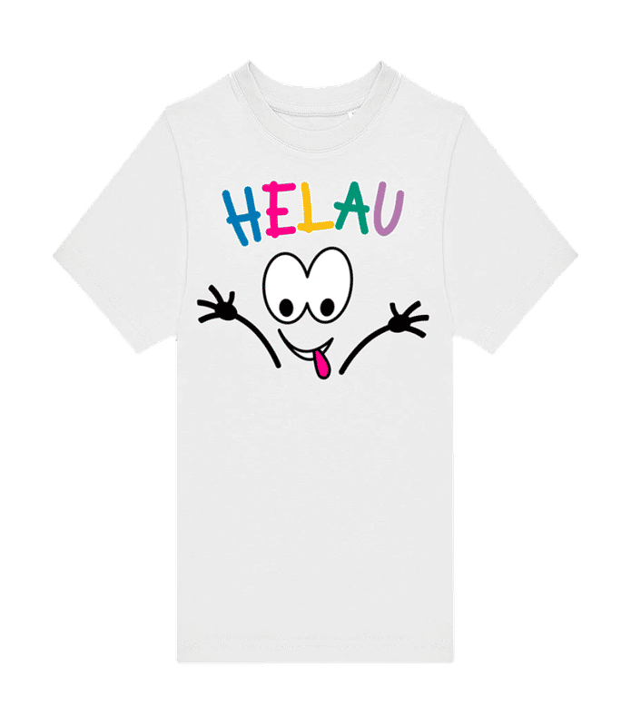 Vorschau: Helau - Kinder T-Shirt B&C - Weiß - Vorne