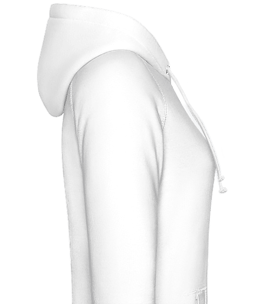 Aperçu: Drapeau mûré Maroc - Sweat à capuche Femme - Blanc - Droit