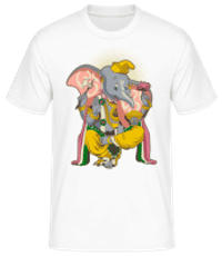 Petit Ganesh - T-shirt standard Homme - Blanc - Devant
