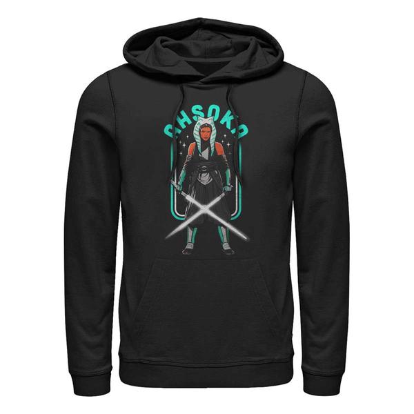 Aperçu: Star Wars - The Mandalorian - Ahsoka Amongst The Stars - Unisex Sweat à capuche - Noir - Devant