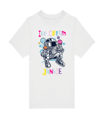 Astronaut Ice Cream - Camiseta hombre B&C - Blanco - delante