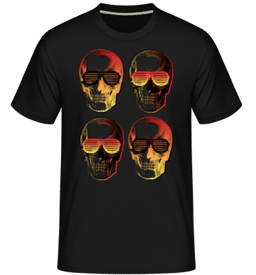 Crânes Élégants -  T-Shirt Shirtinator homme - Noir - Devant
