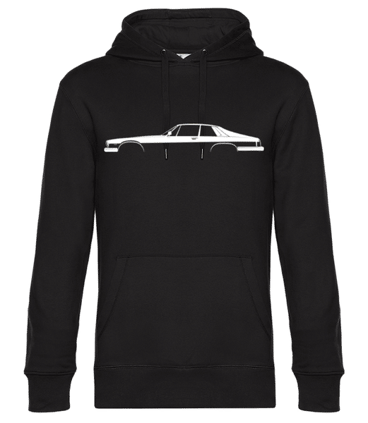 Aperçu: 'Jaguar XJ-S' Silhouette - Sweat à capuche premium Unisexe - Noir - Devant