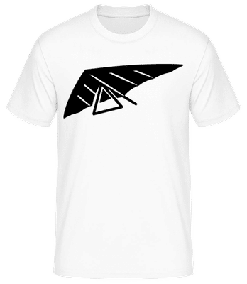 Deltaplan - Männer Basic T-Shirt - Weiß - Vorne