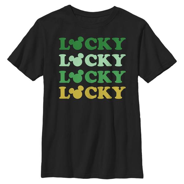 Aperçu: Disney - Mickey Mouse - Mickey Lucky Ears - Enfant T-shirt - Noir - Devant