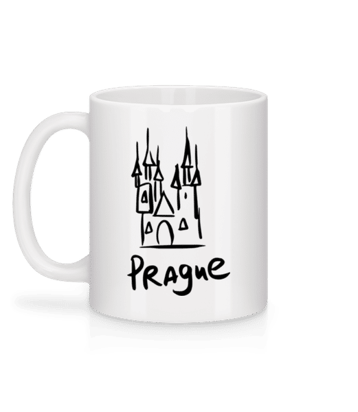 Aperçu: Signe De Prague - Mug en céramique blanc - Blanc - Derrière