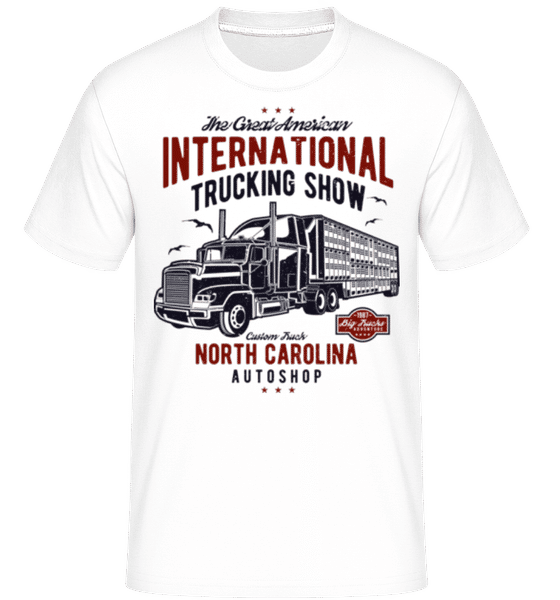 Aperçu: Big Truck -  T-Shirt Shirtinator homme - Blanc - Devant