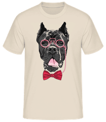 Hund Mit Brille · Männer Basic T-Shirt