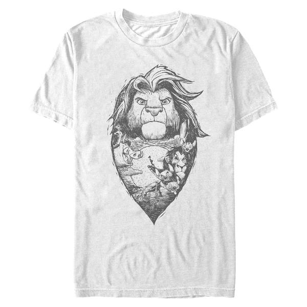 Aperçu: Disney - Le Roi lion - Skupina The Lino King - Homme T-shirt - Blanc - Devant Aperçu: Disney - Le Roi lion - Skupina The Lino King - Homme T-shirt - Blanc - Devant