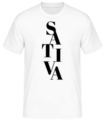 Cannabis Sativa - T-shirt standard Homme - Blanc - Devant