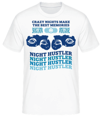Night Hustler - T-shirt standard Homme - Blanc - Devant