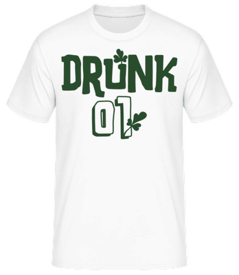 Drunk 01 - T-shirt standard Homme - Blanc - Devant