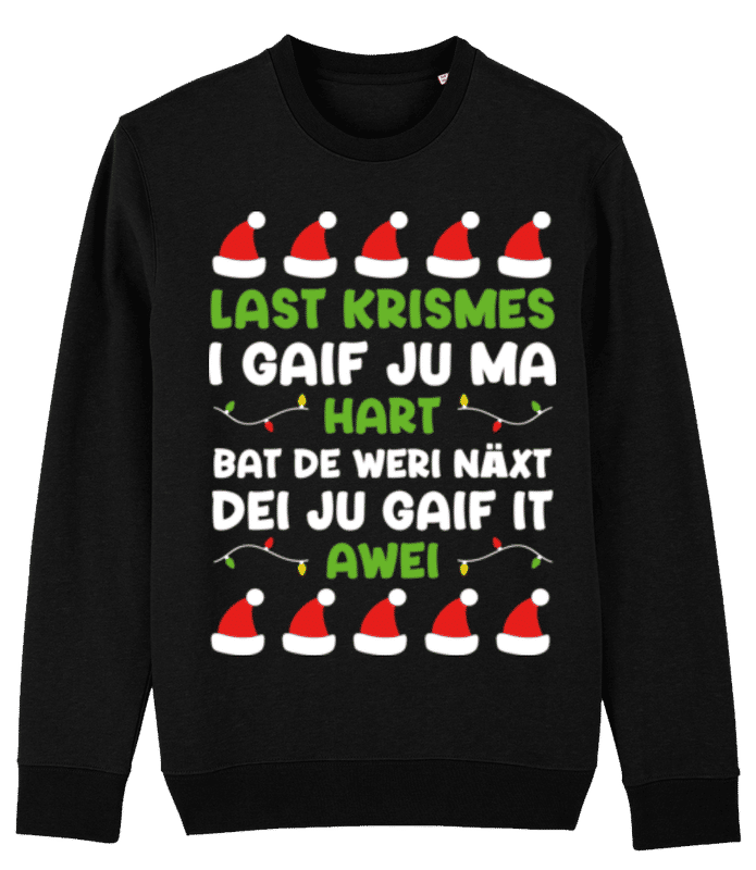 Vorschau: Last Krimes - Unisex Bio Pullover Stanley Stella 2.0 - Schwarz - Vorne