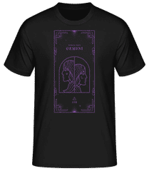 Art Deco Zodiac Sign Gemini · Men's Basic T-Shirt