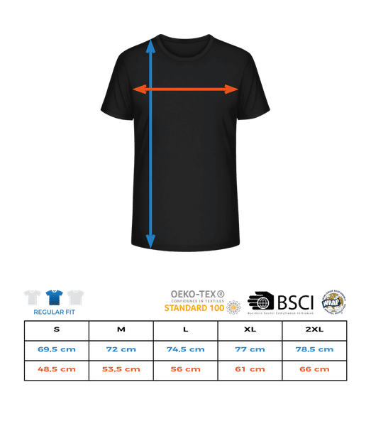 Aperçu: Star Wars - The Bad Batch - Big Face Crosshair - Homme T-shirt - Tableau des tailles