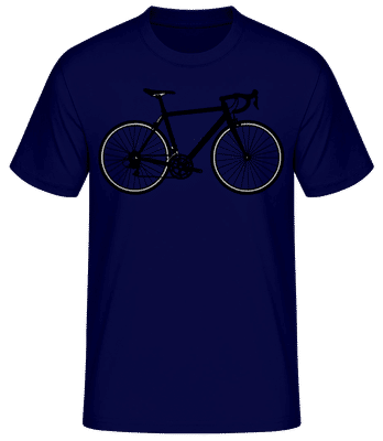 Vélo De Course - T-shirt standard Homme - Bleu marine - Devant