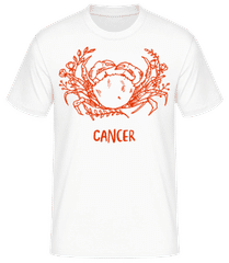 Scribble Style Zodiac Sign Cancer · Men's B&C T-Shirt