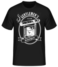 Gentlemen's Club Bräutigam - Männer Basic T-Shirt - Schwarz - Vorne