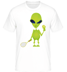 Alien Plays Tennis ·  Shirtinator Men's T-Shirt