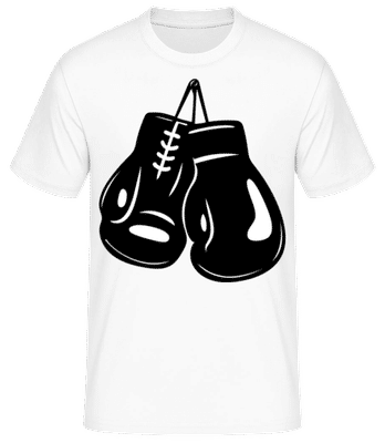 Gants De Boxe - T-shirt standard Homme - Blanc - Devant