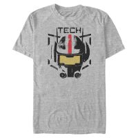 Star Wars - The Bad Batch - Big Face Tech - Men's T-Shirt - Heather grey - Front