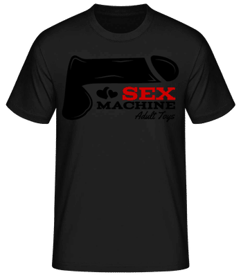 Sex Machine Icon - Camiseta básica para hombre - Negro - delante